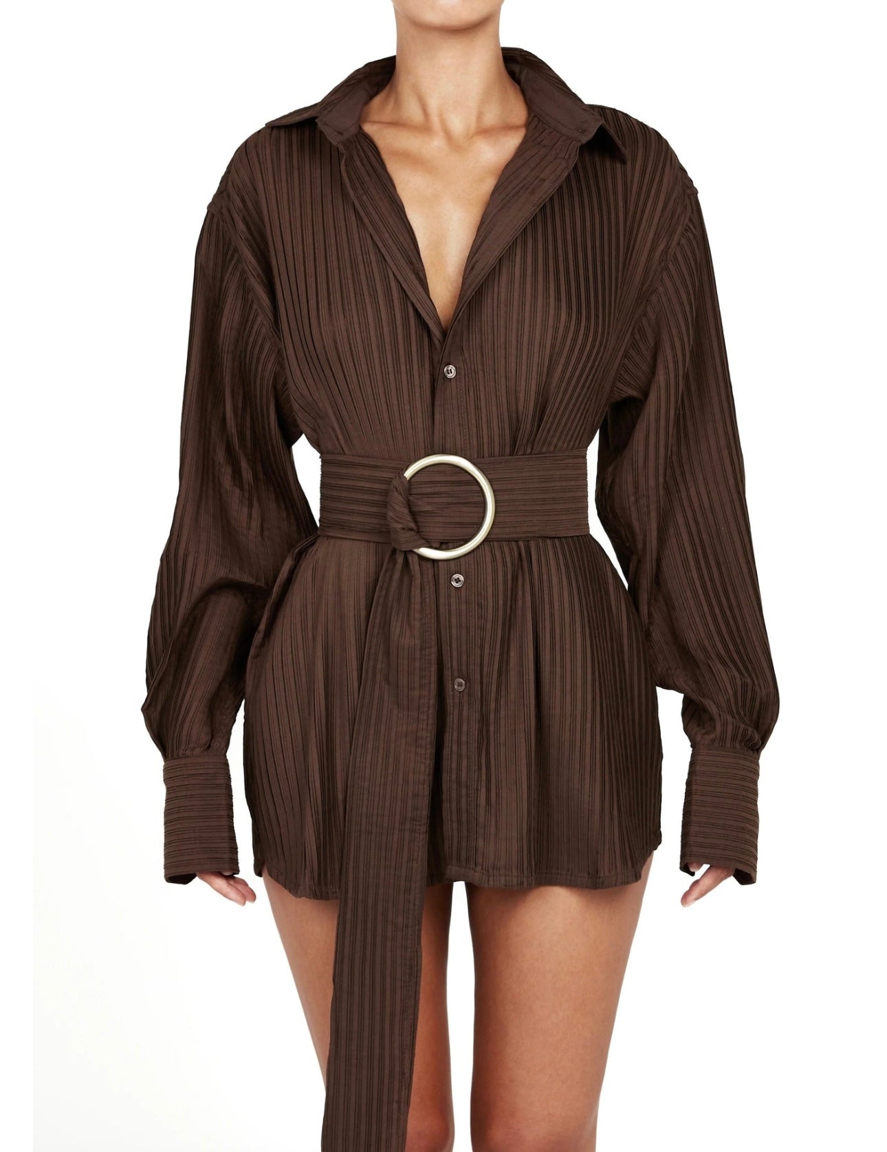 Titan Shirt Mini Dress