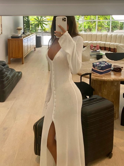 White Nikita Maxi Dress